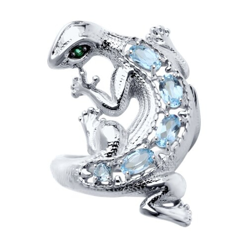 Комплект: серьги и кольцо