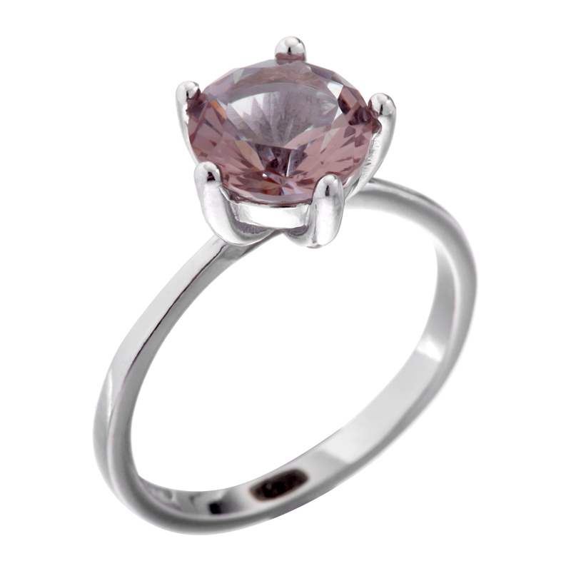 Кольцо с синтетическим султанитом