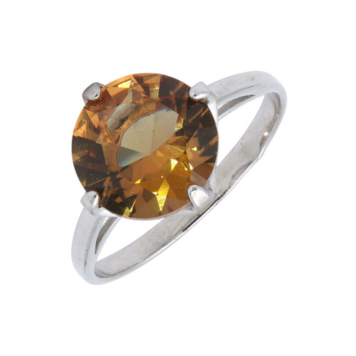 Кольцо с синтетичеким султанитом