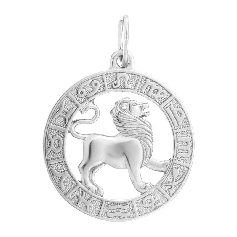 Подвеска серебряная "Лев"
