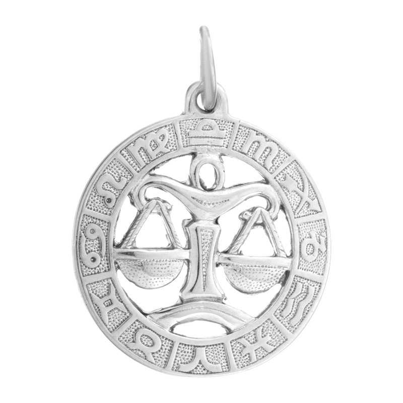 Подвеска серебряная "Весы"
