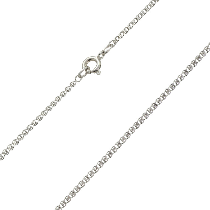 Цепь серебряная плетения лав