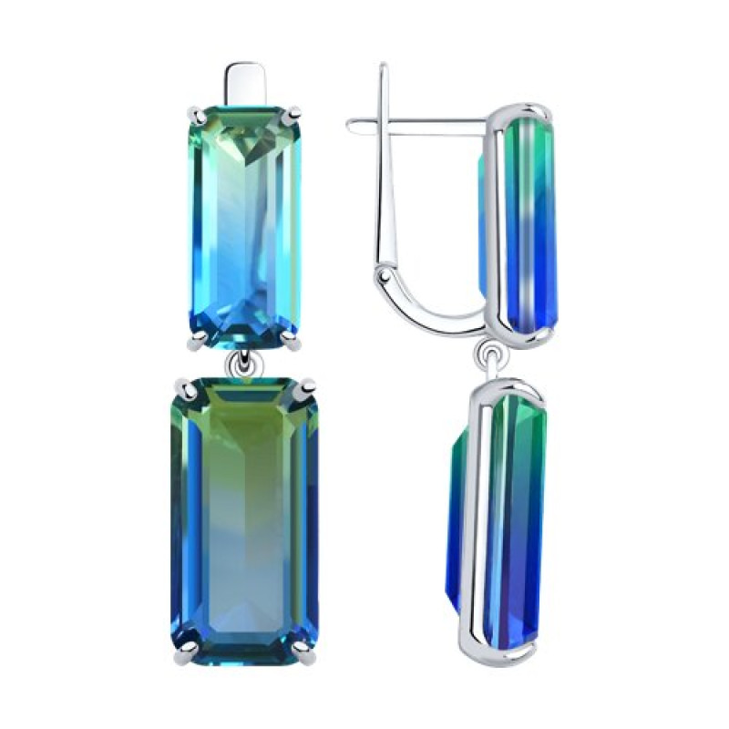 Комплект: серьги и кольцо