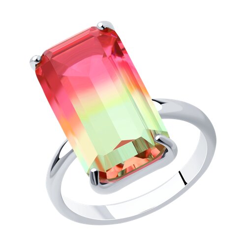 Серебряное кольцо с ситаллом