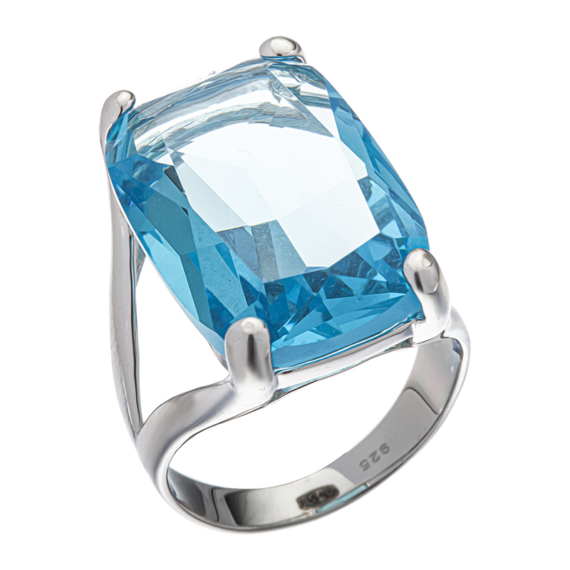 Кольцо серебряное с ситаллом