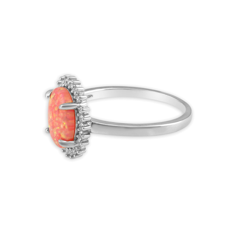 Серебряное кольцо с опалом