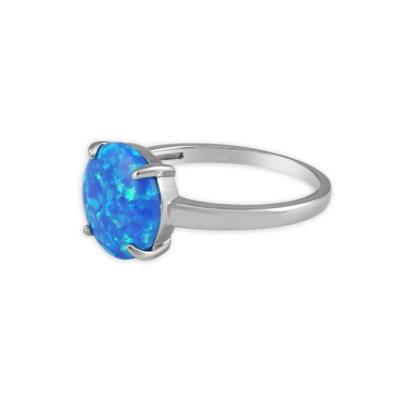 Серебряное кольцо с опалом