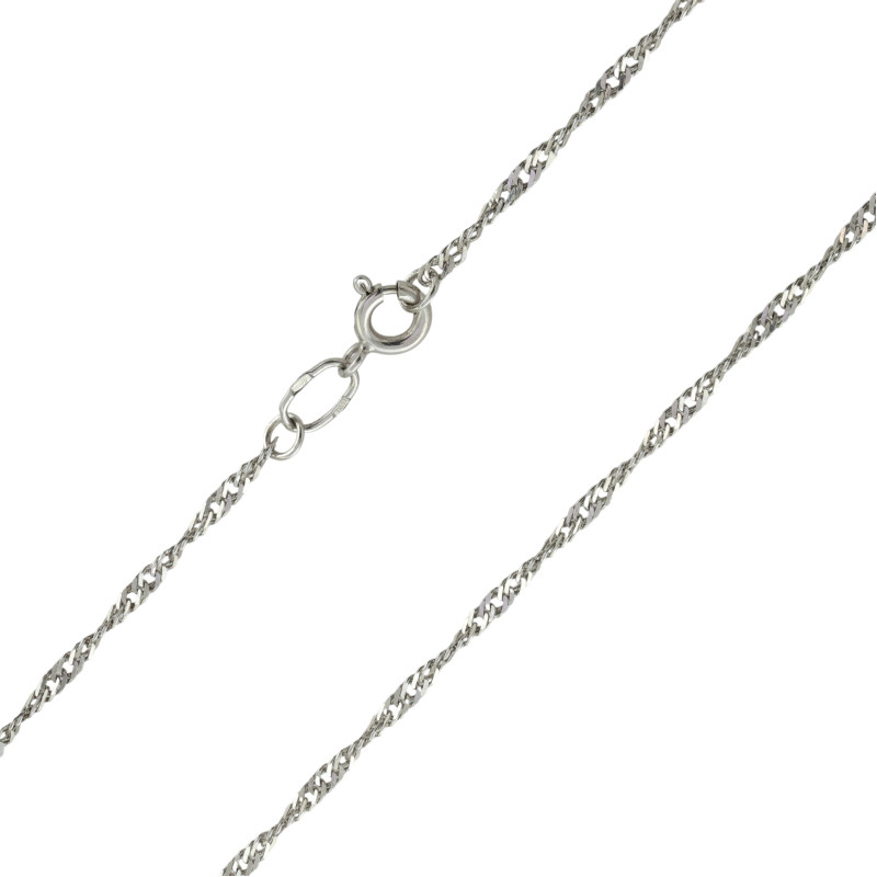 Цепь с плетением "Сингапур"