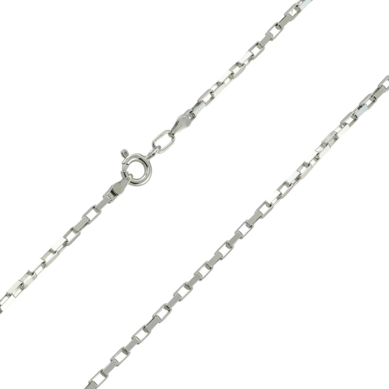 Цепь из серебра якорного плетения