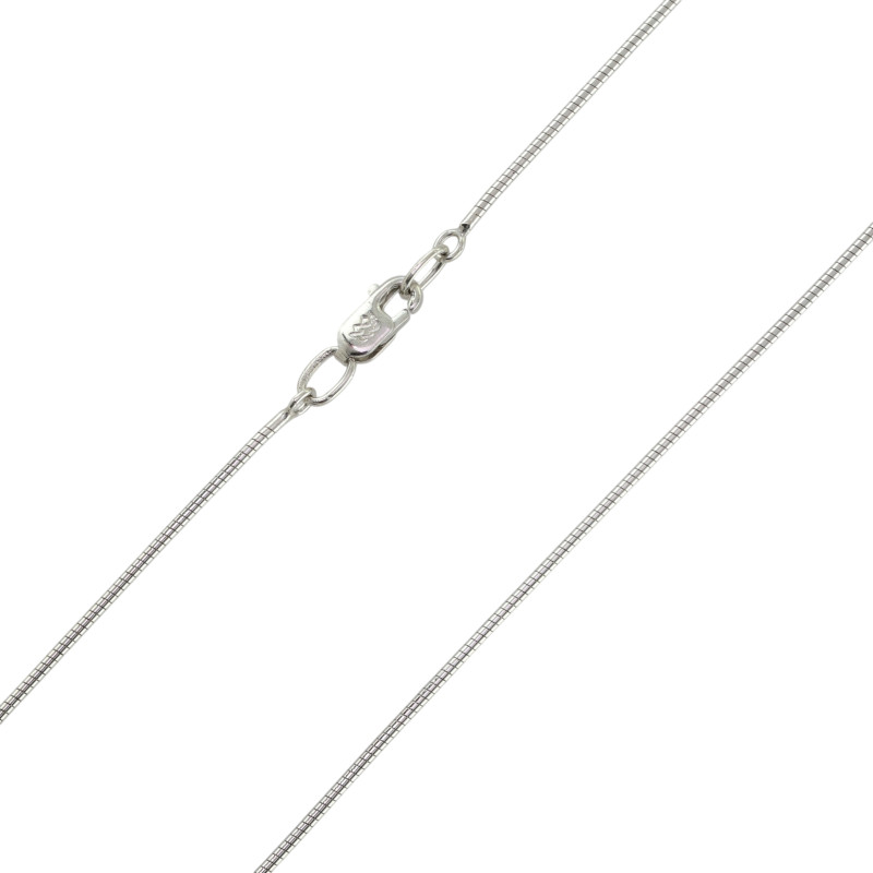 Цепочка серебряная с плетением снейк