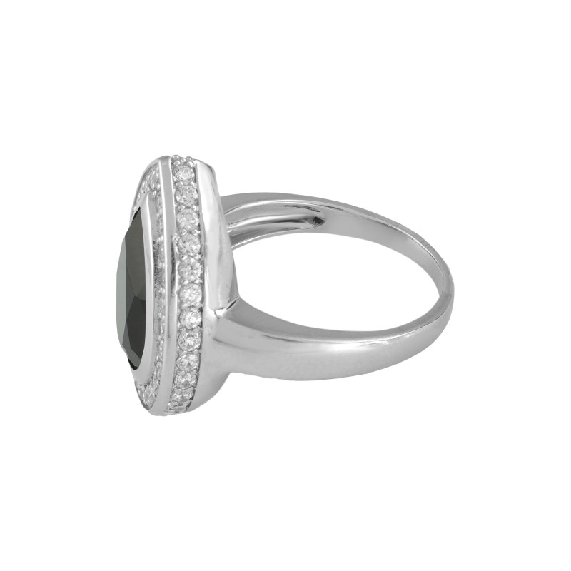 Серебряное кольцо с ониксом