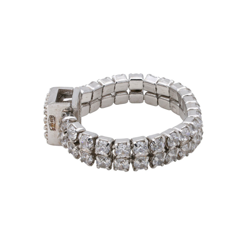 Кольцо с кубическим цирконием