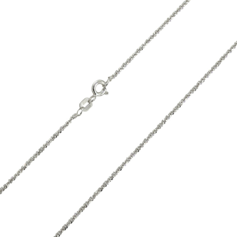 Цепь из серебра фантазийным плетением