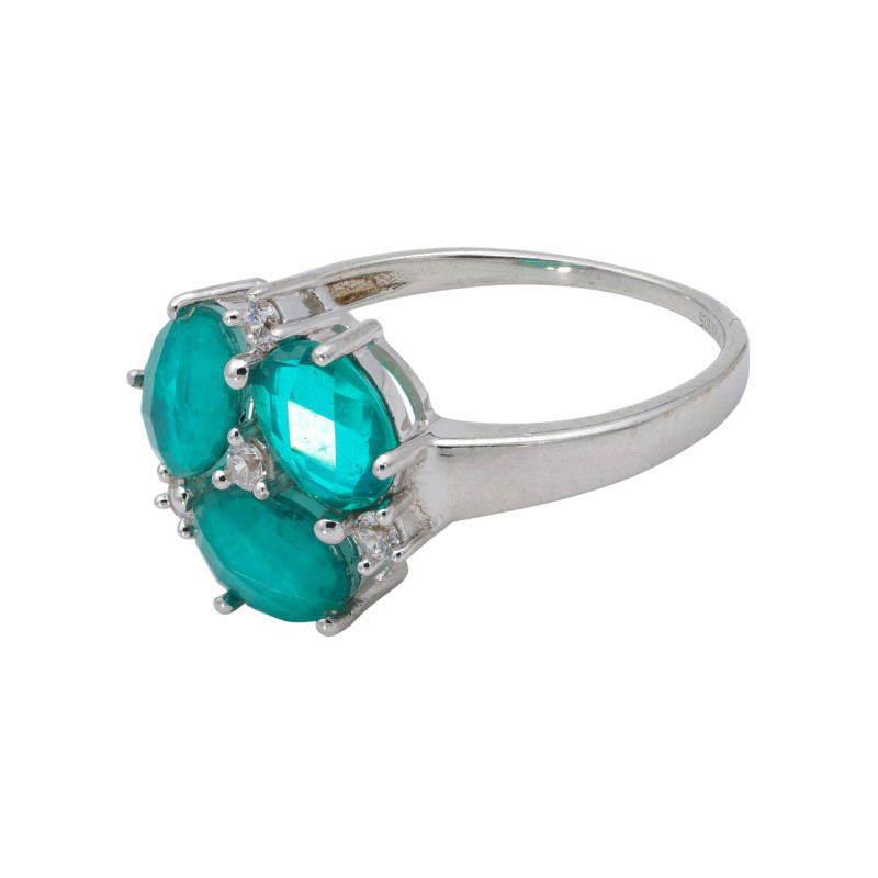 Серебряное кольцо с турмалином