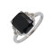 Кольцо серебряное с ониксом