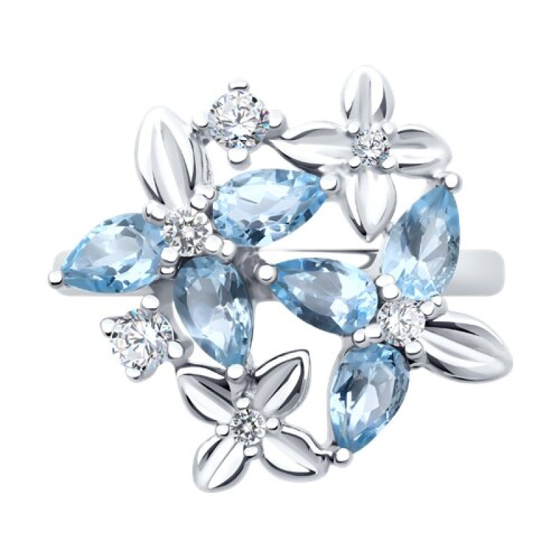 Комплект: серьги и кольцо