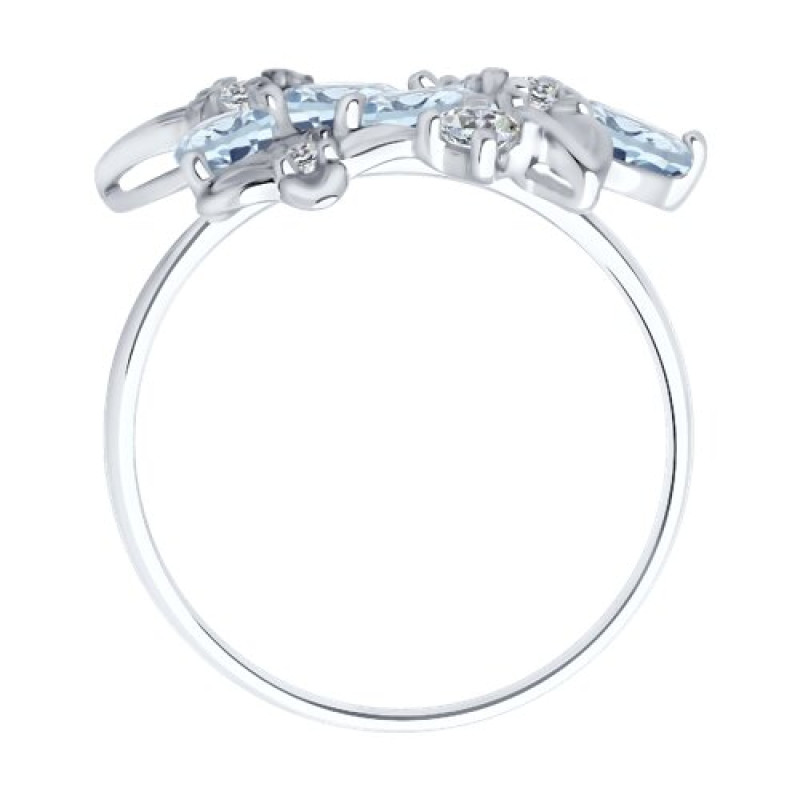 Комплект: серьги и кольцо