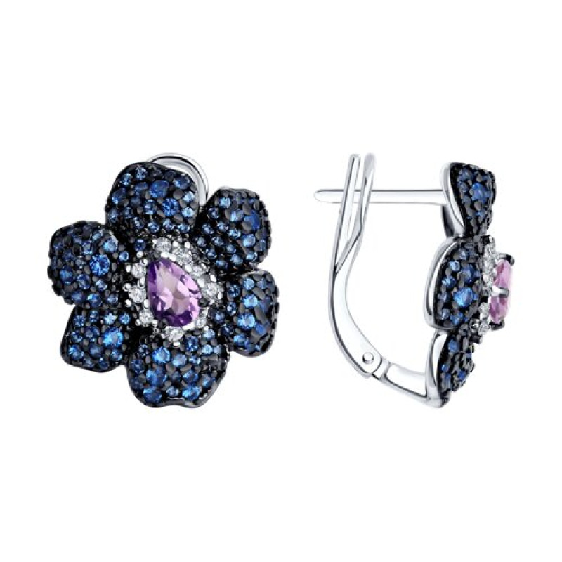 Комплект: серьги и кольцо