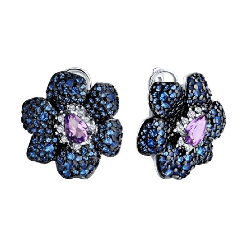 Комплект: серьги и кольцо