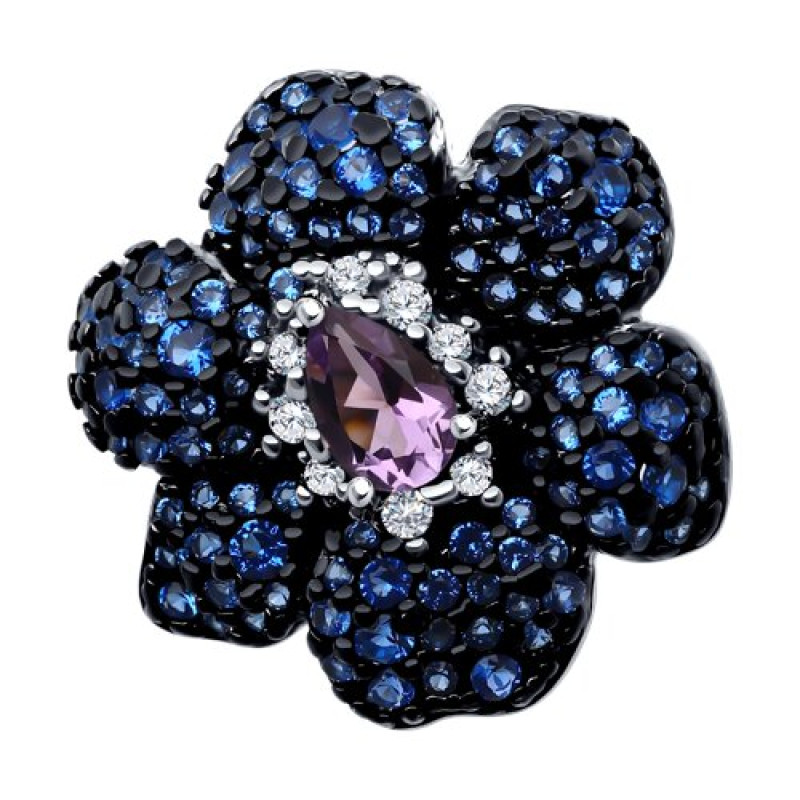 Комплект: серьги и кольцо