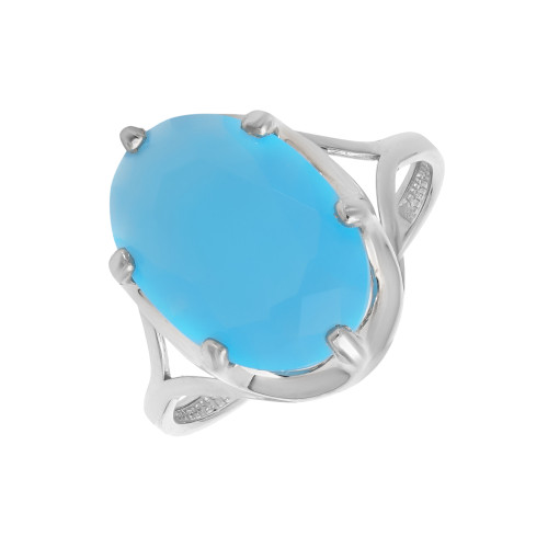 Серебряное кольцо с халцедоном Бакан