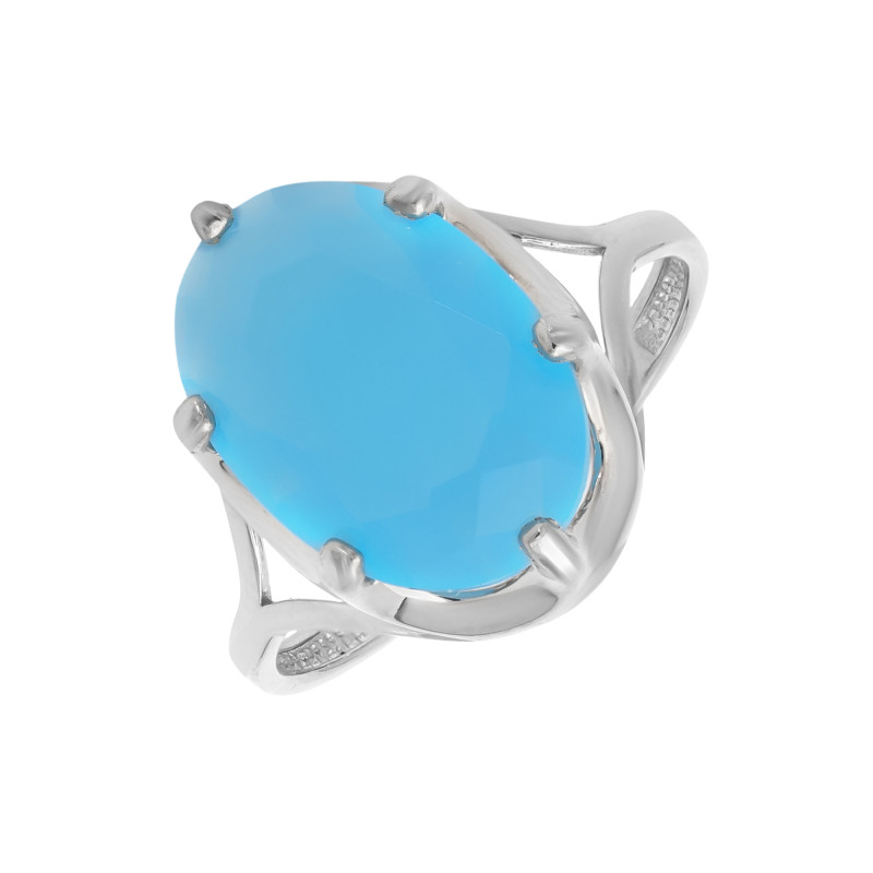 Серебряное кольцо с халцедоном Бакан