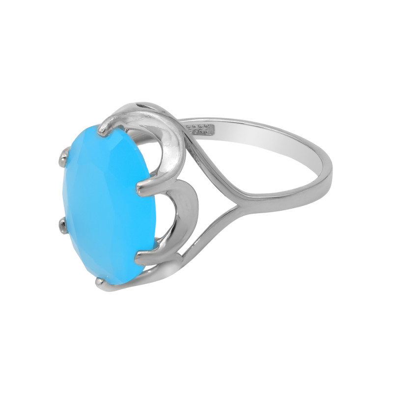 Серебряное кольцо с халцедоном Бакан