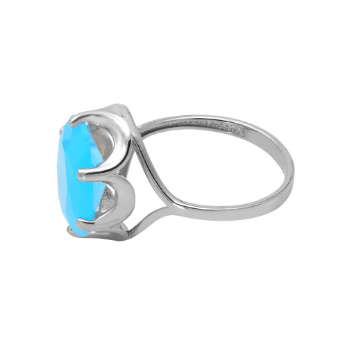 Серебряное кольцо с халцедоном Бакан