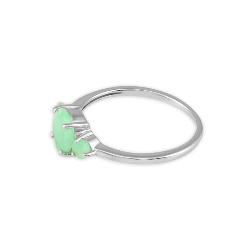 Серебряное кольцо с изумрудом