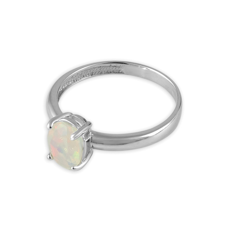 Серебряное кольцо с опалом