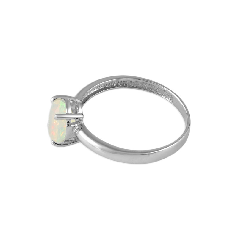 Серебряное кольцо с опалом