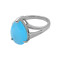 Кольцо серебряное с халцедоном Бакан