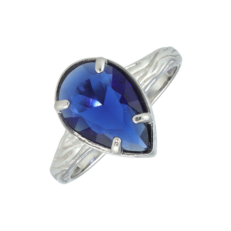 Кольцо из серебра с сапфиром