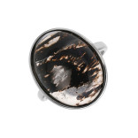 Кольцо серебряное с кварцем волосатик