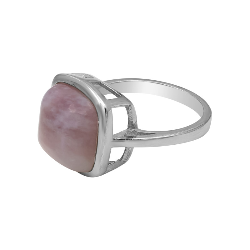 Кольцо серебряное с натуральным аметистом