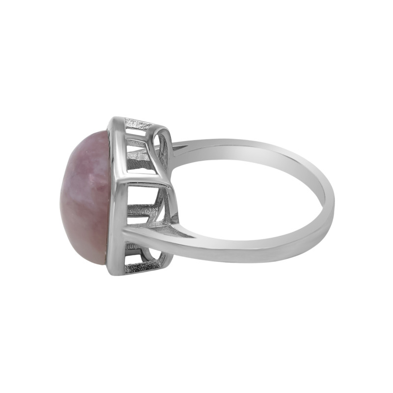 Кольцо серебряное с натуральным аметистом