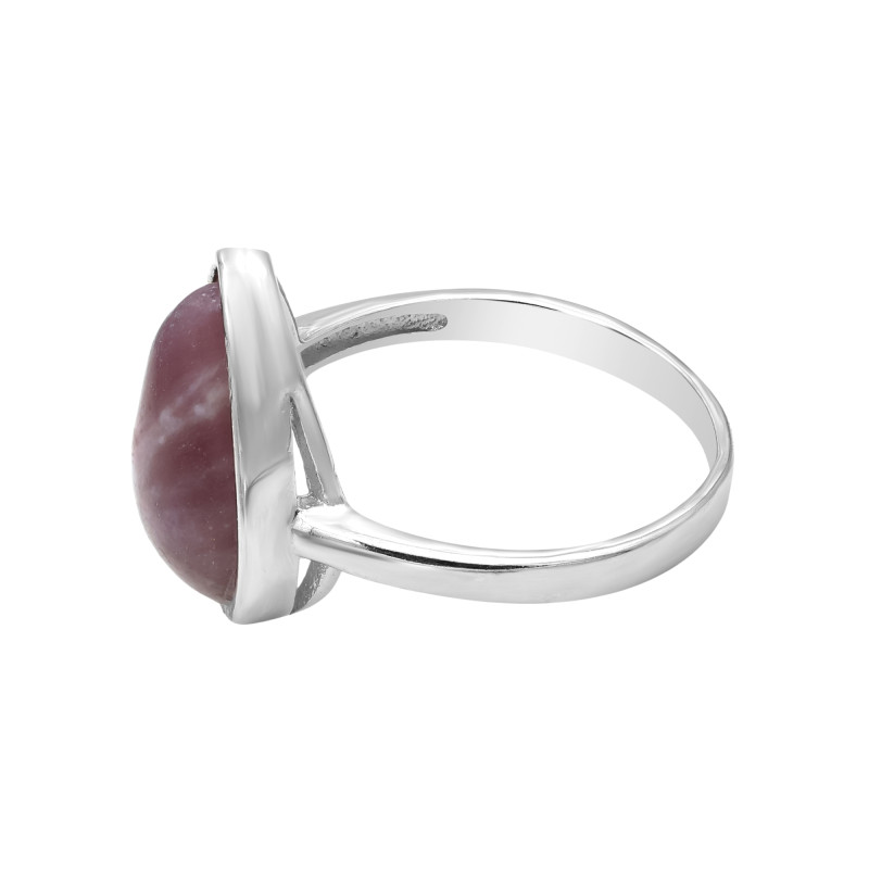 Кольцо серебряное с натуральным аметистом