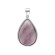 Подвеска серебряная с натуральным аметистом