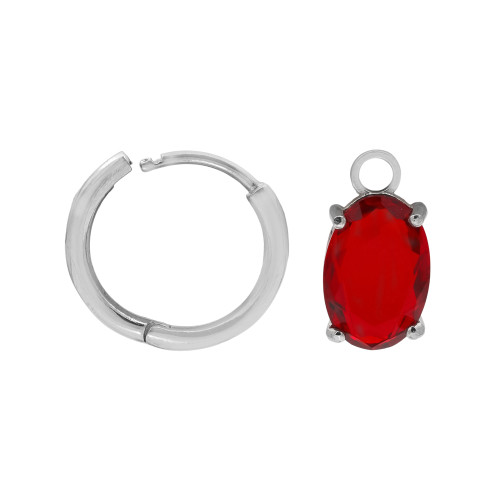 Серьги серебряные с кубическим цирконием