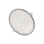 Кольцо серебряное с лунным камнем