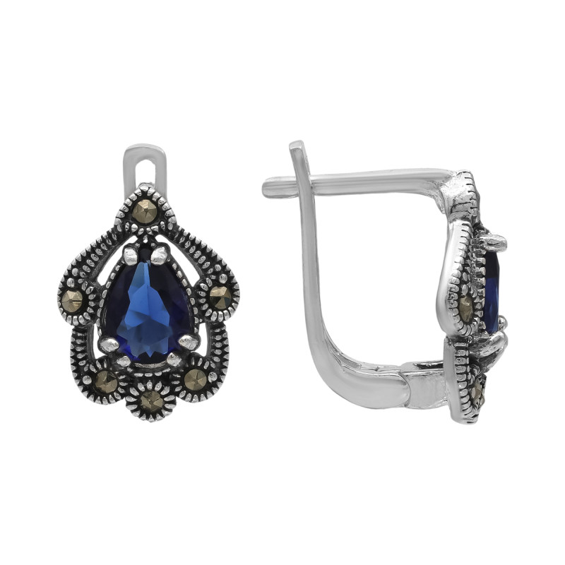 Комплект: серьги, кольцо и подвеска