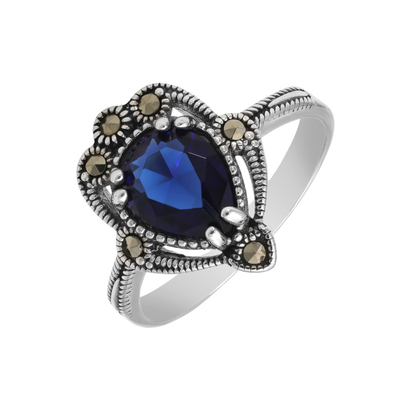 Комплект: серьги, кольцо и подвеска