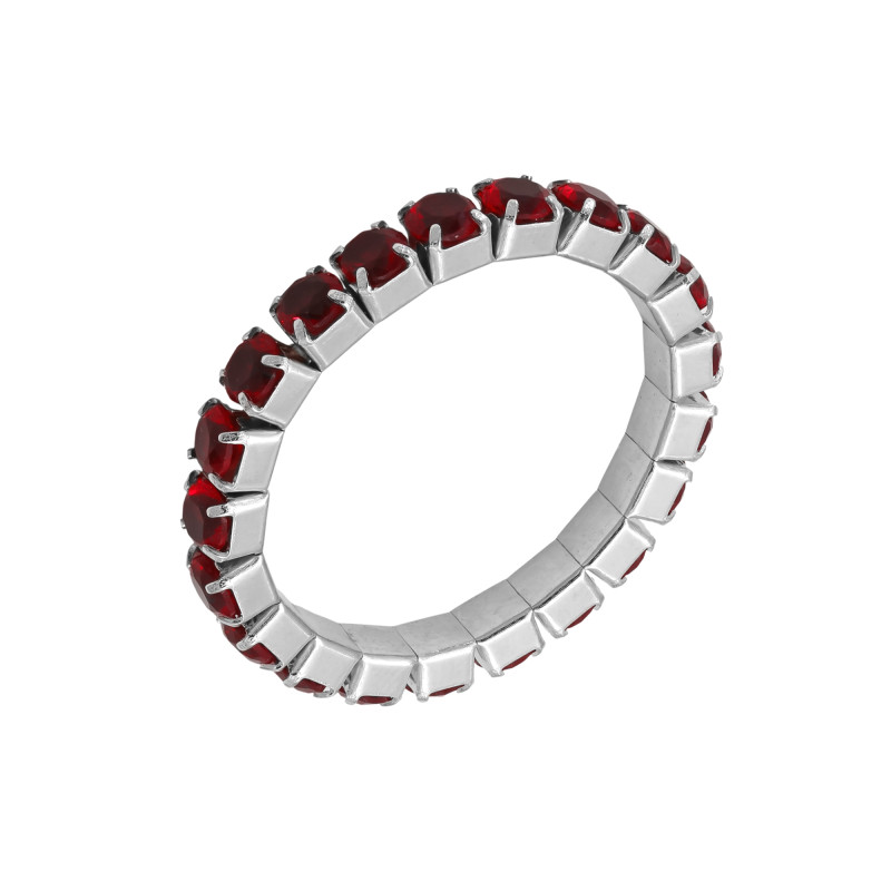 Серебряное кольцо с кубическим цирконием