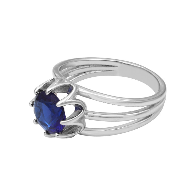 Серебряное кольцо с кубическим цирконием