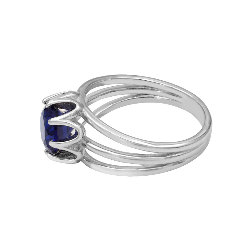 Серебряное кольцо с кубическим цирконием