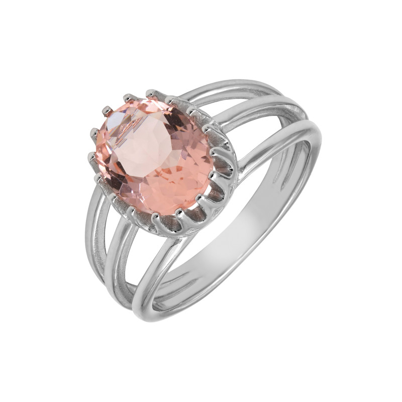 Серебряное кольцо с кубическим цирконием