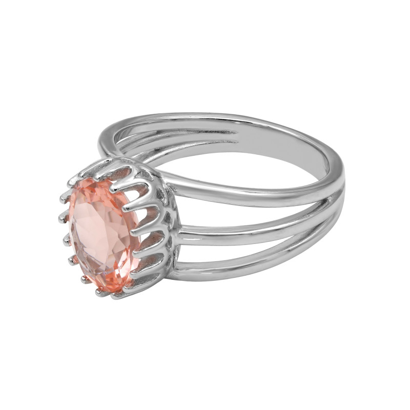 Серебряное кольцо с кубическим цирконием