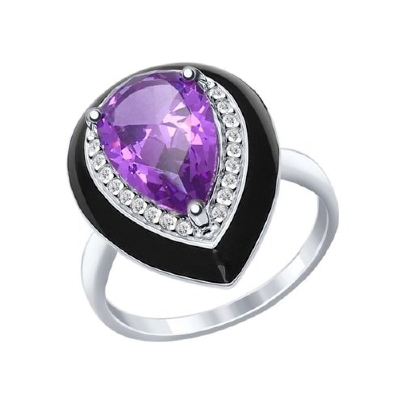 Комплект: серьги и кольцо