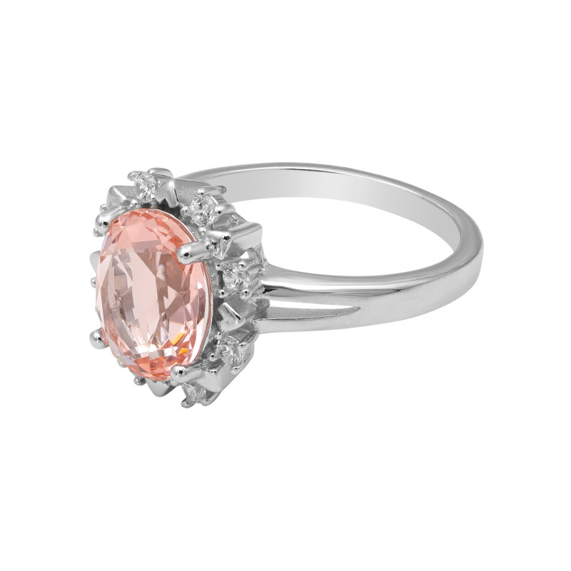 Серебряное кольцо с кубическим цирконием