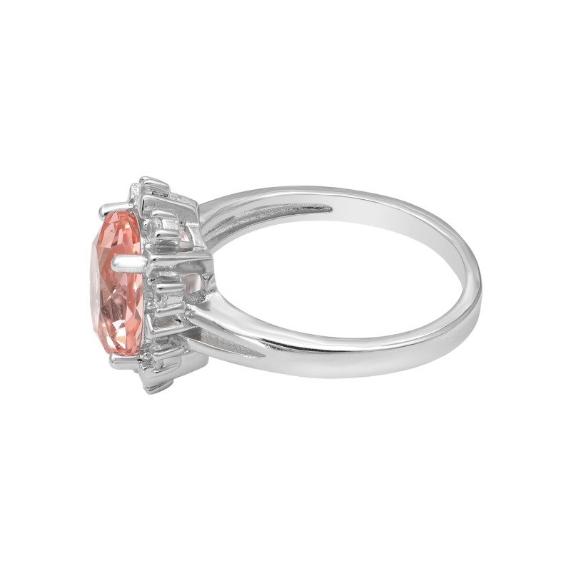 Серебряное кольцо с кубическим цирконием